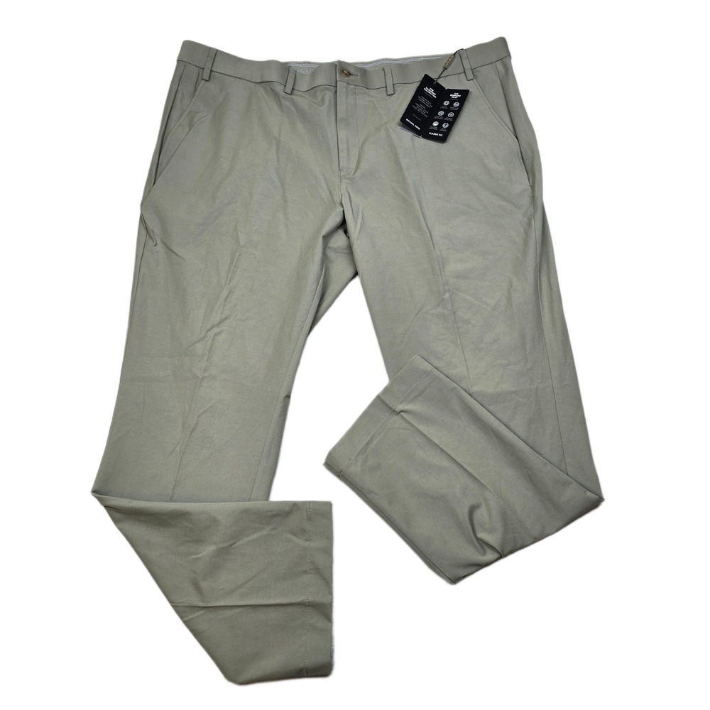 Michael Kors Performance Dress‎ Pants Mens 42x30 Green Stretch Classic NEW